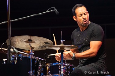 Antonio Sanchez on drums